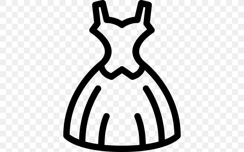Party Dress Muumuu Evening Gown Frock, PNG, 512x512px, Dress, Black, Black And White, Blouse, Clothing Download Free