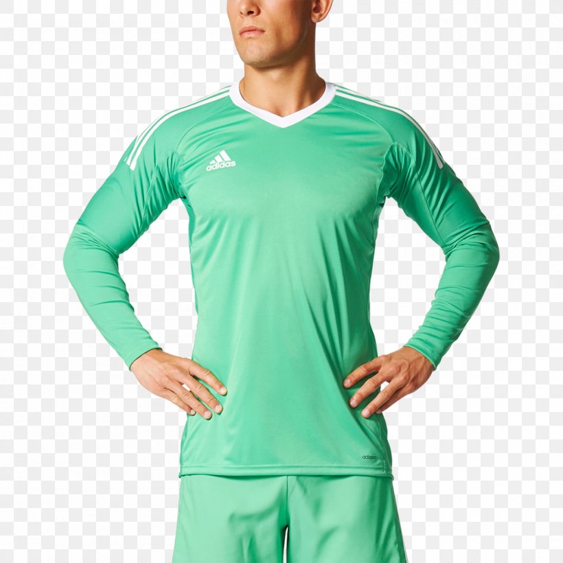 T-shirt Adidas Jersey Sleeve Goalkeeper, PNG, 1000x1000px, Tshirt, Active Shirt, Adidas, Baseball Uniform, Clothing Download Free