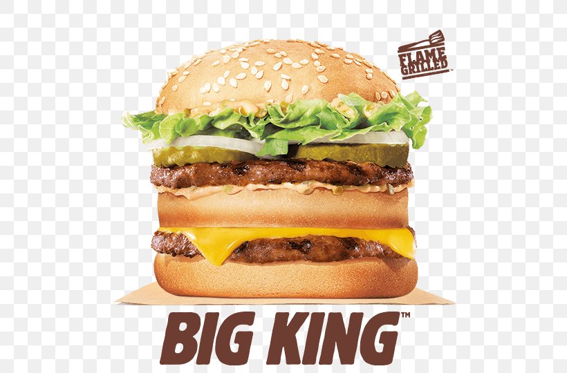 Big King Hamburger Whopper McDonald's Big Mac Cheeseburger, PNG, 500x540px, Big King, American Food, Bacon, Big Mac, Breakfast Sandwich Download Free