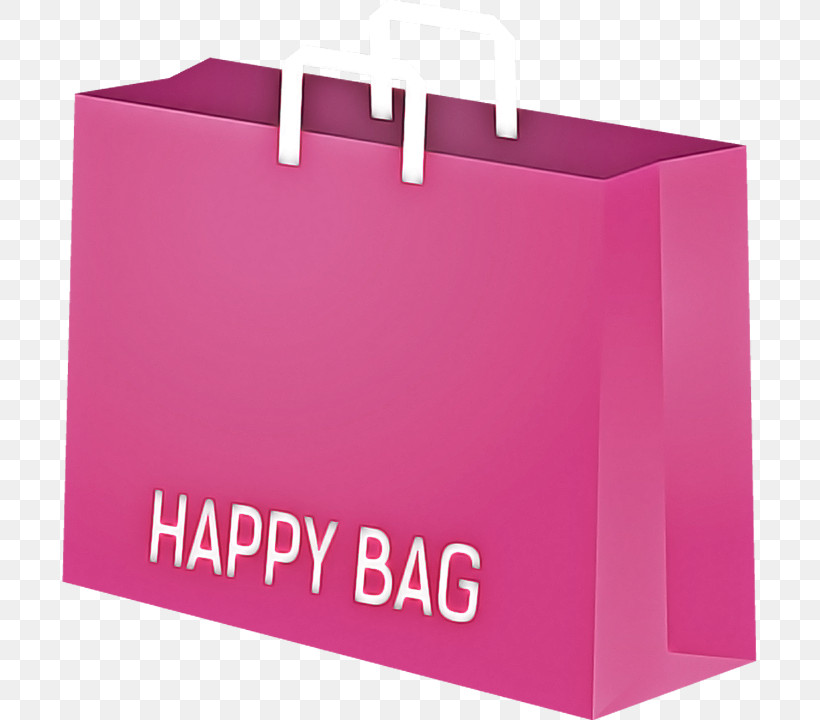 Shopping Bag, PNG, 695x720px, Pink, Magenta, Material Property, Office Supplies, Packaging And Labeling Download Free