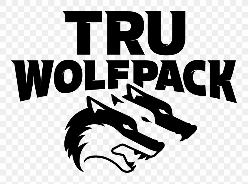 Thompson Rivers University WolfPack Gray Wolf Logo, PNG, 1309x971px, Thompson Rivers University, Black, Black And White, Brand, British Columbia Download Free
