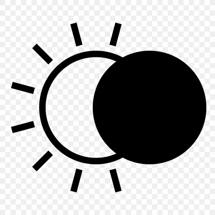 Solar Eclipse, PNG, 1024x1024px, Solar Eclipse, Area, Black, Black And White, Brand Download Free