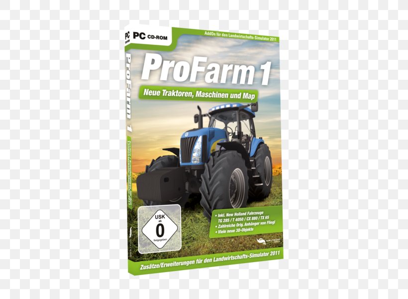 Farming Simulator 2011 Expansion Pack Simulation Tractor Game, PNG, 600x600px, Farming Simulator 2011, Agricultural Machinery, Automotive Tire, Brand, Expansion Pack Download Free