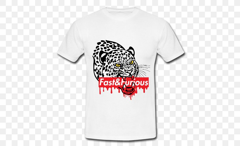 T-shirt Leopard Sleeve Bluza, PNG, 500x500px, Tshirt, Active Shirt, Animal, Black, Blue Download Free