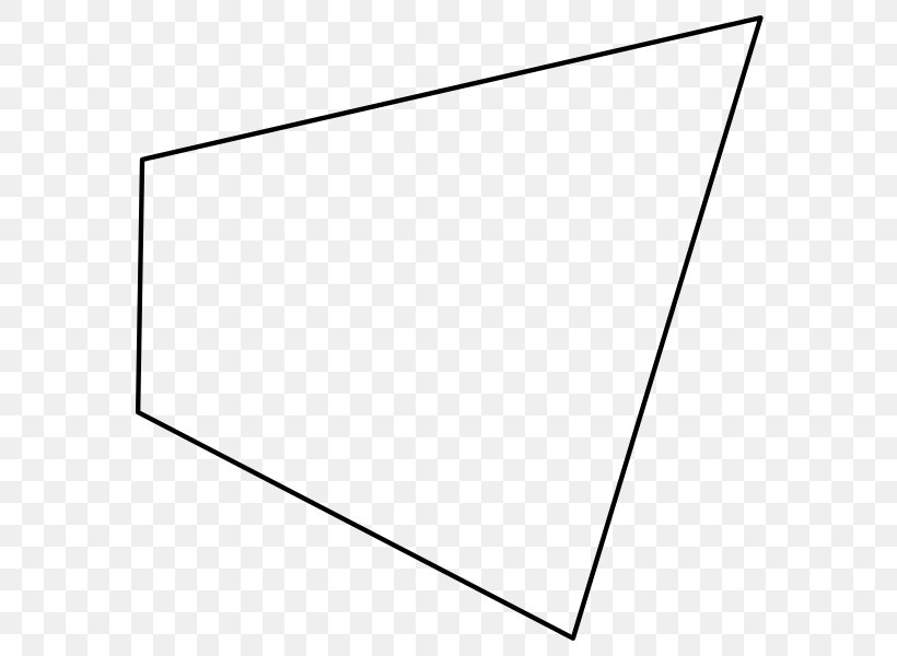 Trapetsoid Quadrilateral Trapezoid Parallelogram Polygon, PNG, 600x600px, Trapetsoid, Area, Black, Black And White, Diagonal Download Free