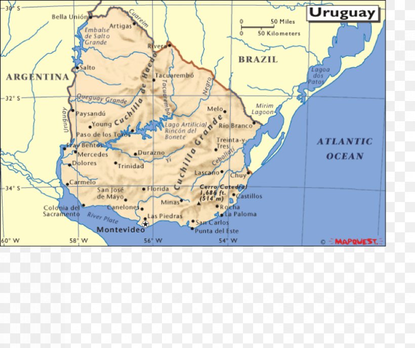 Uruguay Argentina Physische Karte Map Geography, PNG, 826x695px, Uruguay, Area, Argentina, Atlas, Country Download Free