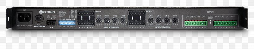 Audio Power Amplifier Crown 4 Channel Power Amplifier Crown CT875 Amplificador De Potencia, PNG, 5027x984px, Audio Power Amplifier, Amplificador, Amplificador De Potencia, Amplifier, Audio Download Free