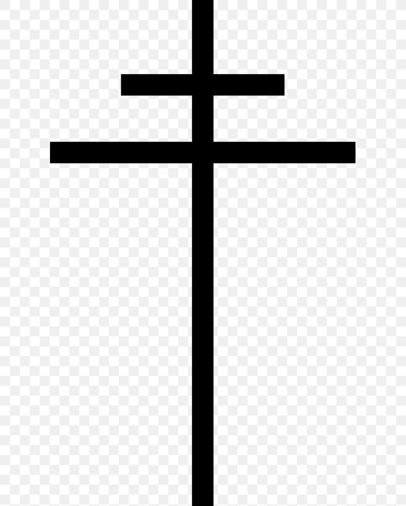 Cross Of Lorraine Symbol Patriarchal Cross Christian Cross, PNG, 617x1023px, Cross Of Lorraine, Area, Black And White, Christian Cross, Cross Download Free