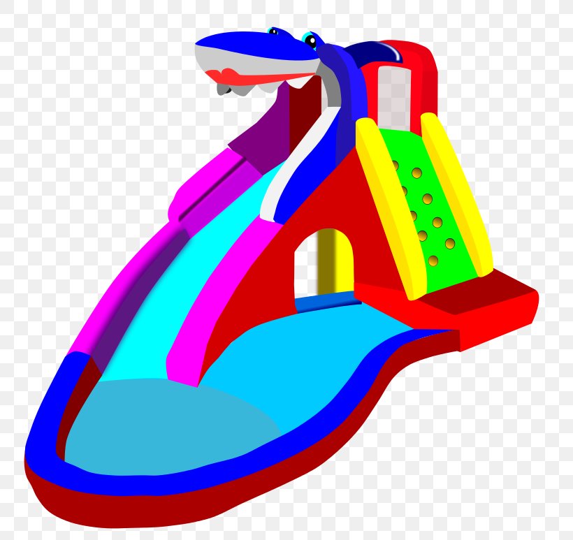 Water Slide Swimming Pool Playground Slide Clip Art, PNG, 800x773px, Water Slide, Amusement Park, Footwear, Inflatable, Inflatable Castle Download Free