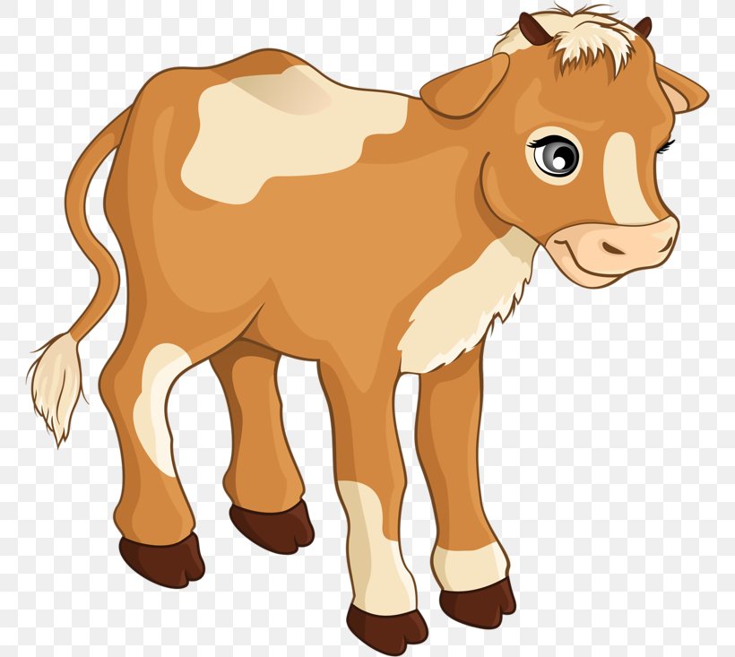 Calf Cattle Clip Art, PNG, 764x733px, Calf, Animal, Animal Figure, Carnivoran, Cartoon Download Free