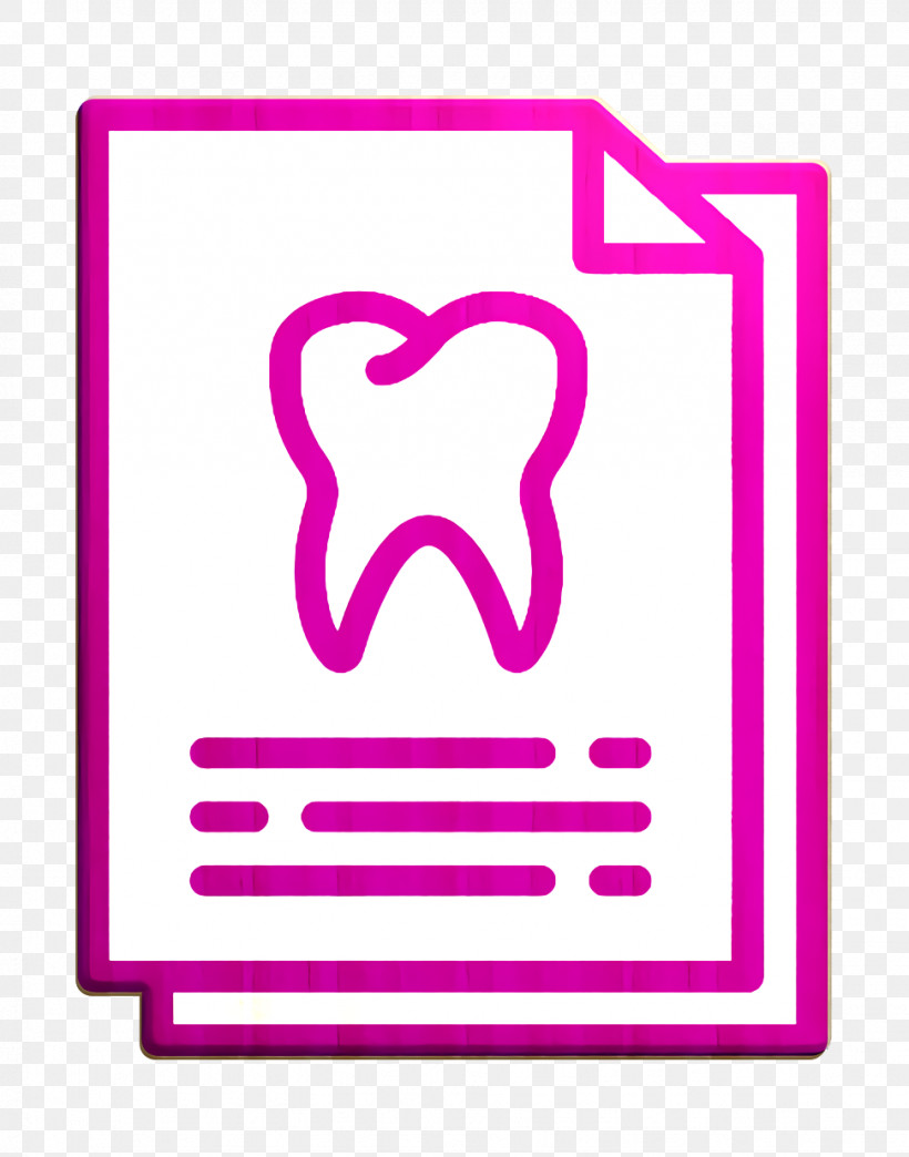 Dental Record Icon Tooth Icon Dentistry Icon, PNG, 972x1238px, Dental Record Icon, Dentistry Icon, Line, Magenta, Pink Download Free