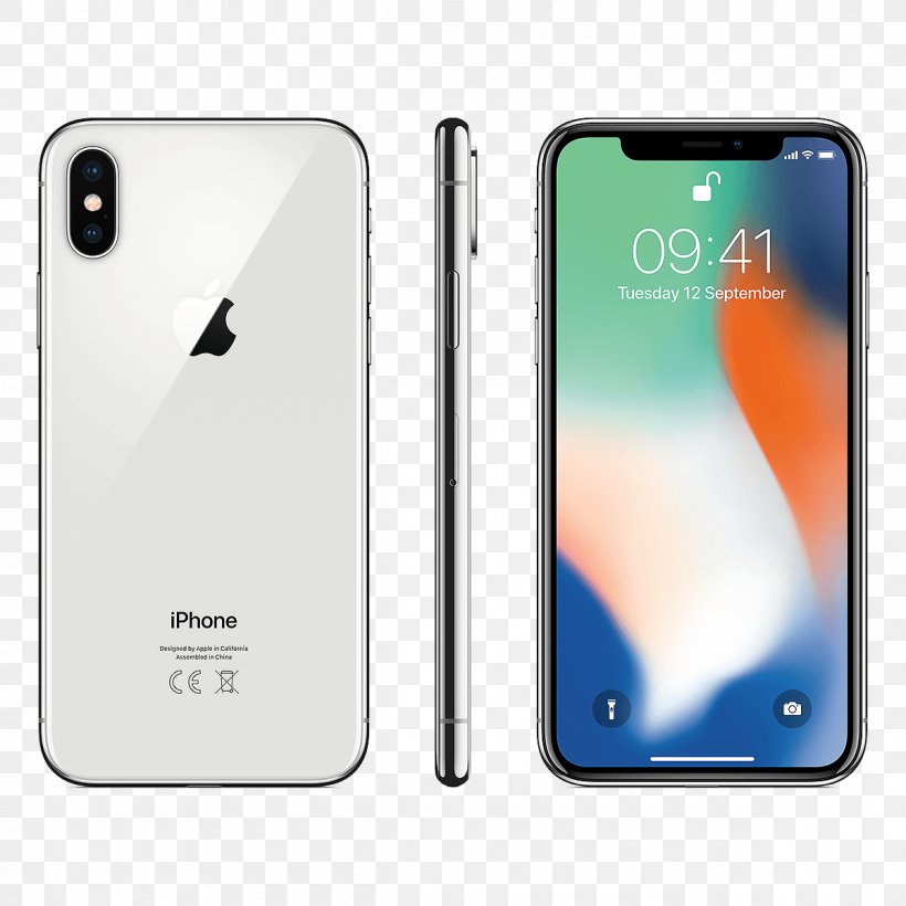 IPhone 8 Apple IPhone X 64GB Silver Smartphone True Tone, PNG, 1200x1200px, Iphone 8, Apple, Communication Device, Electronic Device, Feature Phone Download Free