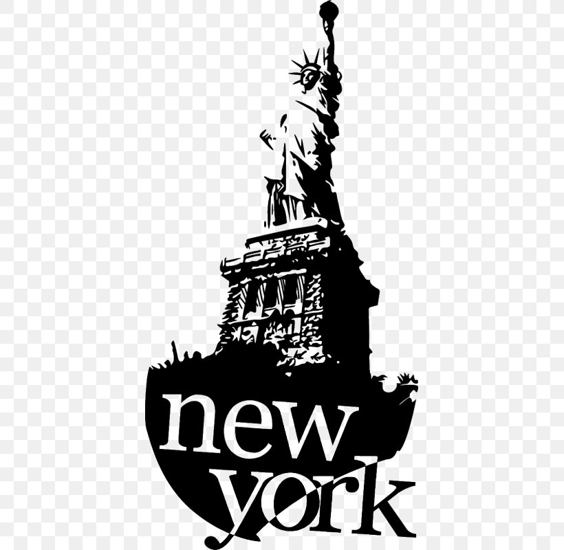 Statue Of Liberty Wall Decal Sticker Paper, PNG, 800x800px, Statue Of Liberty, Adhesive, Black And White, Brand, Bumper Sticker Download Free