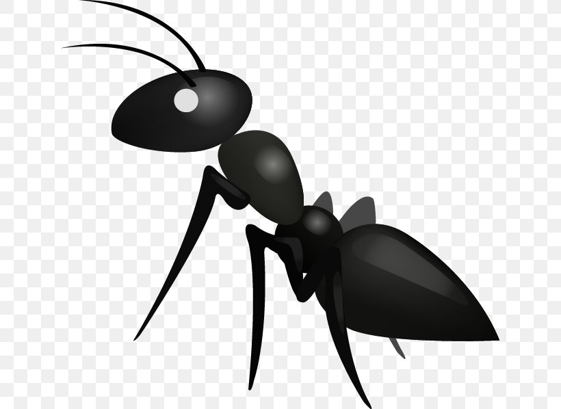 Ant GuessUp : Guess Up Emoji Sticker, PNG, 640x598px, Ant, Arthropod, Beetle, Black And White, Emoji Download Free