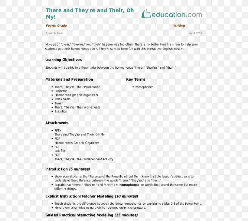 Document Lesson Plan Worksheet Education, PNG, 557x731px, Document, Area, Curriculum, Education, Fourth Grade Download Free
