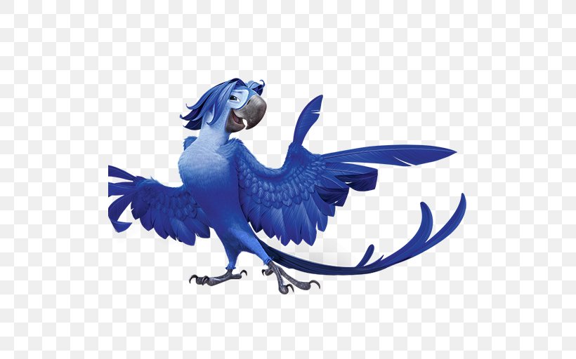 Macaw Parrot Wing Fictional Character, PNG, 512x512px, 4k Resolution, Blu, Beak, Bia, Bird Download Free
