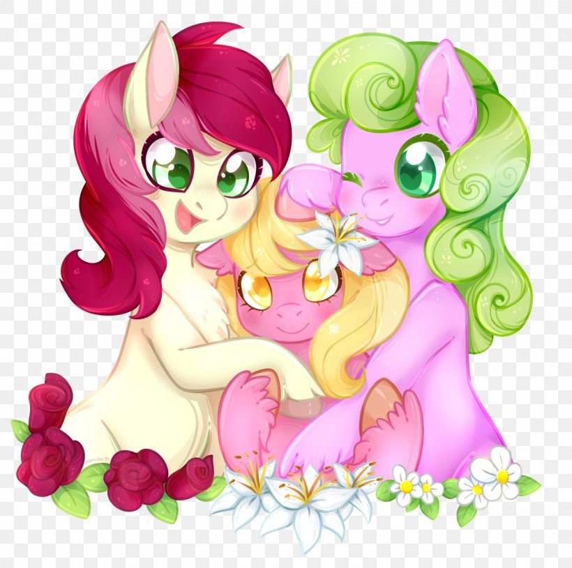 My Little Pony Flower Horse Pony Book, PNG, 1548x1539px, Watercolor, Cartoon, Flower, Frame, Heart Download Free