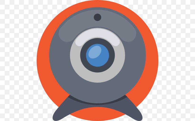 Webcam, PNG, 512x512px, Webcam, Blue, Menu, Orange, Technology Download Free