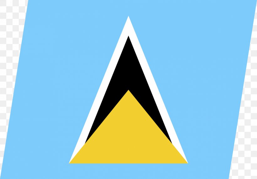 Flag Of Saint Lucia Saint Pierre And Miquelon Flag Of Jamaica, PNG, 1600x1113px, Saint Lucia, Blue, Brand, Cone, Country Download Free