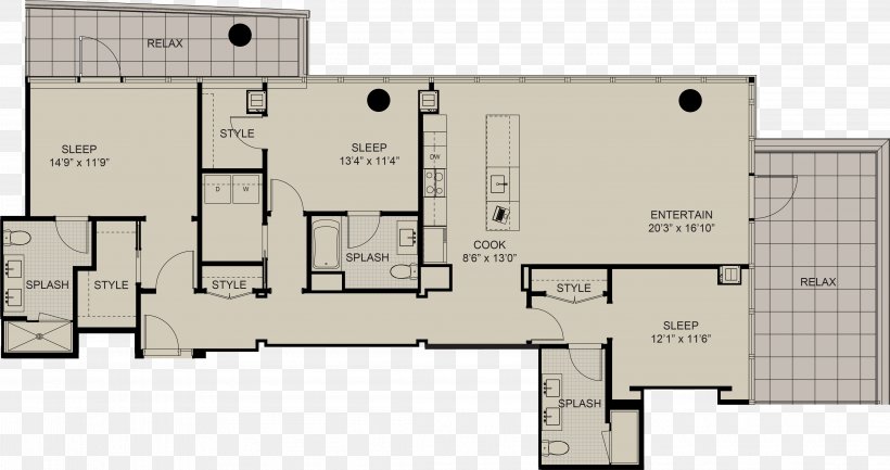 Floor Plan House Plan Bedroom Apartment, PNG, 4383x2317px, Floor Plan, Apartment, Area, Attic, Bathroom Download Free