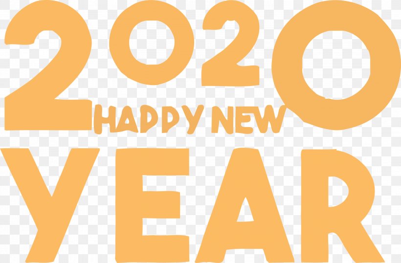 Happy New Year 2020 New Years 2020 2020, PNG, 2999x1970px, 2020, Happy New Year 2020, Logo, New Years 2020, Text Download Free