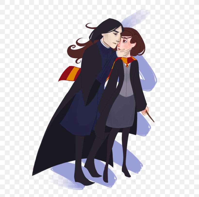 Hermione Granger Professor Severus Snape Hogwarts Character Fiction, PNG, 600x812px, Watercolor, Cartoon, Flower, Frame, Heart Download Free