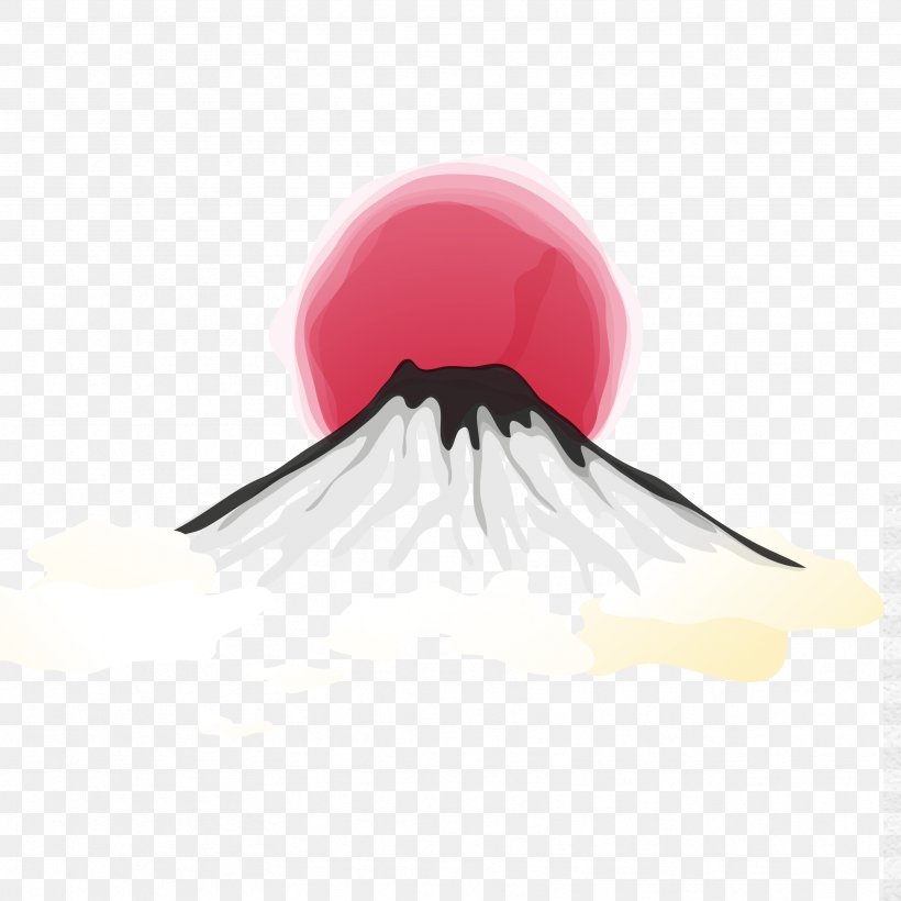 Mount Fuji Adobe Illustrator, PNG, 3333x3333px, Mount Fuji, Japan, Lip, Magenta, Mouth Download Free