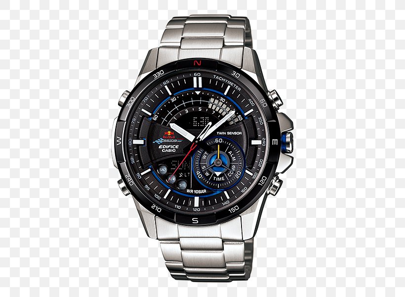 Red Bull Racing Casio Edifice Watch, PNG, 500x600px, Red Bull Racing, Brand, Casio, Casio Edifice, Chronograph Download Free