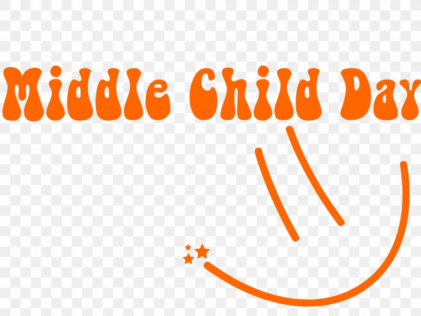 August 12 Is Middle Child Day., PNG, 4000x3000px, Logo, Area, Badge, Brand, Button Download Free