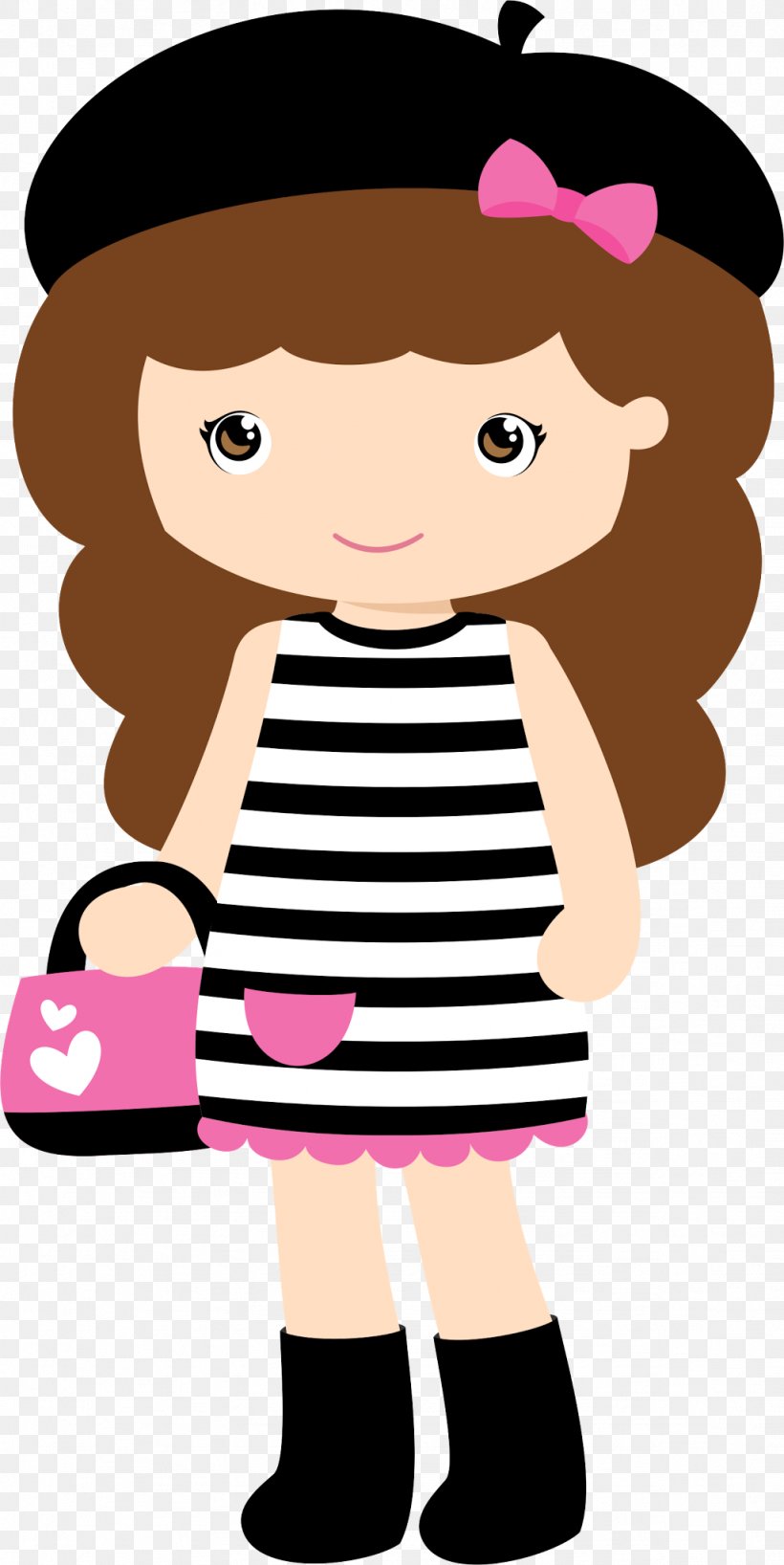 Cartoon Clip Art Pink Brown Hair Child, PNG, 1026x2048px, Cartoon, Brown Hair, Child, Pink, Toddler Download Free