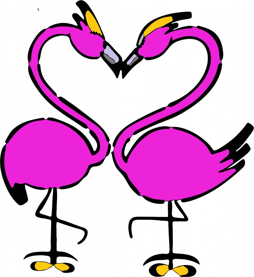 Bird Flamingo Clip Art, PNG, 2208x2400px, Bird, Artwork, Beak, Feather, Flamingo Download Free