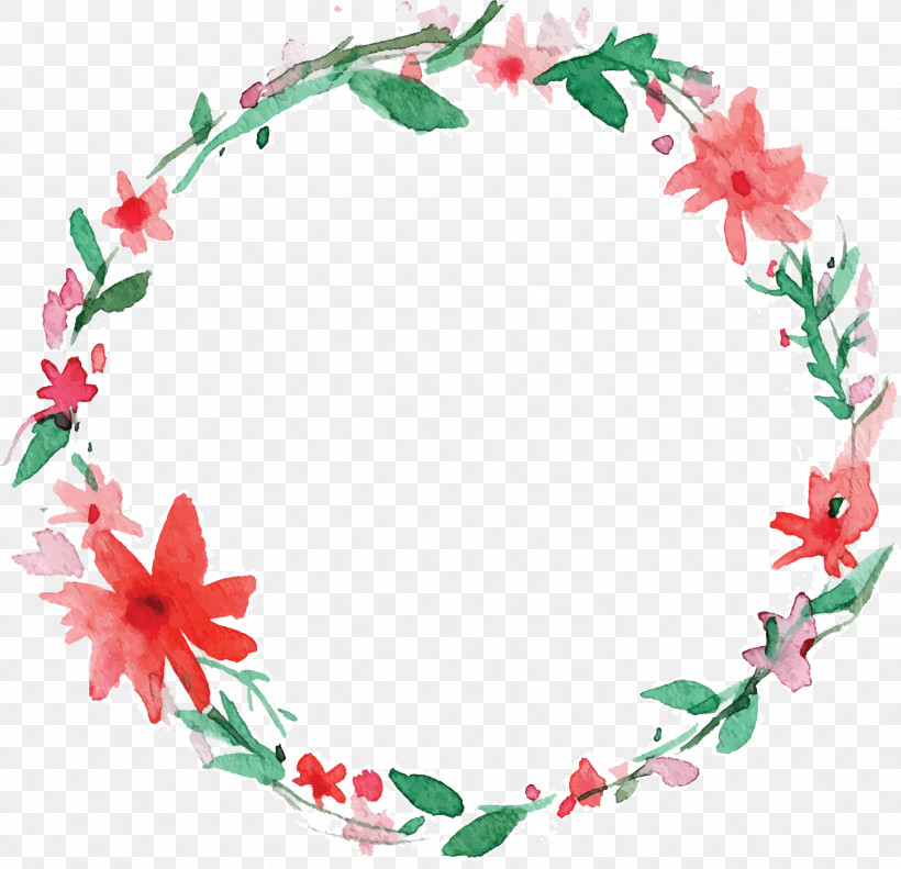 Christmas Decoration, PNG, 3000x2895px, Watercolor Flower Frame, Christmas Decoration, Flower, Holly, Interior Design Download Free