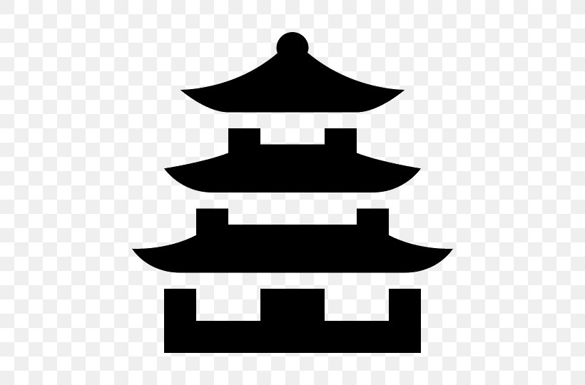 Pagoda Clip Art, PNG, 540x540px, Pagoda, Artwork, Black And White, Buddhism, Buddhist Temple Download Free