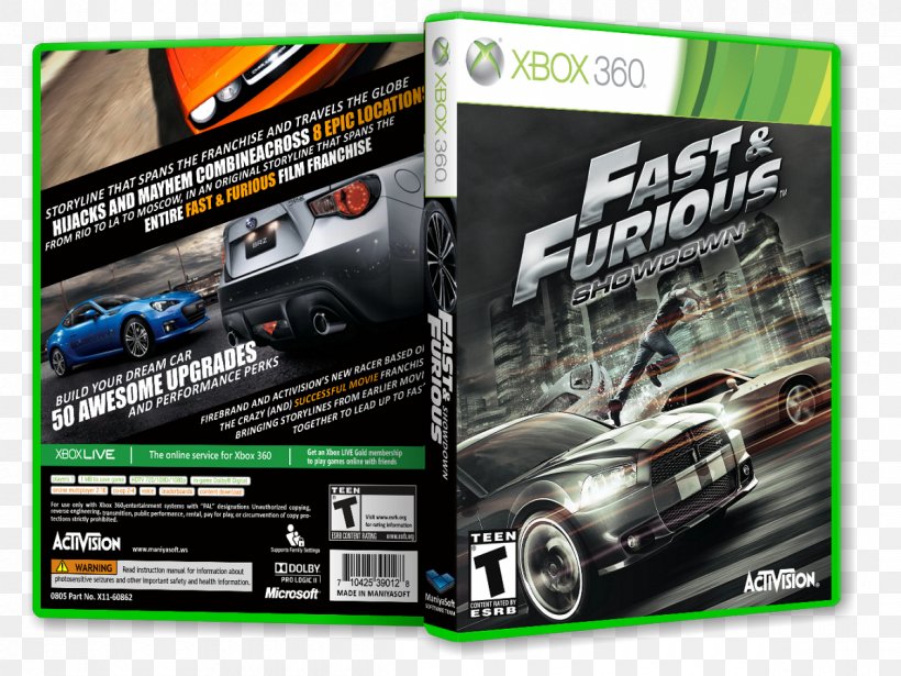 Fast & Furious: Showdown Xbox 360 PlayStation 3 The Fast And The Furious Video Game, PNG, 1200x900px, Fast Furious Showdown, Automotive Exterior, Brand, Computer Software, Dirt Showdown Download Free