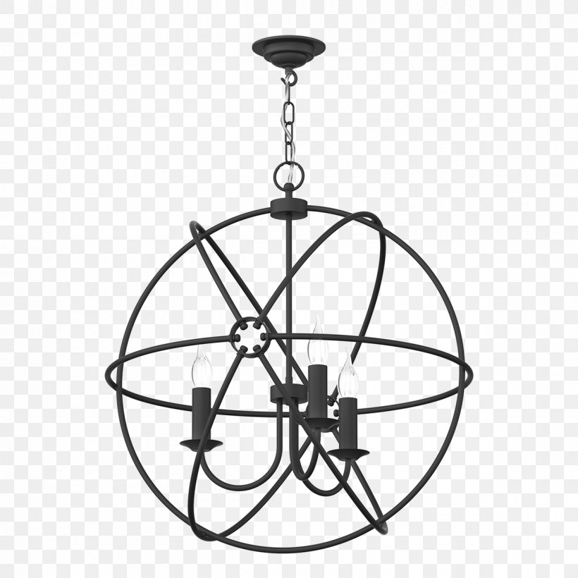 Pendant Light Chandelier Lighting Light Fixture, PNG, 1200x1200px, Light, Black And White, Capitol Lighting, Ceiling, Ceiling Fixture Download Free