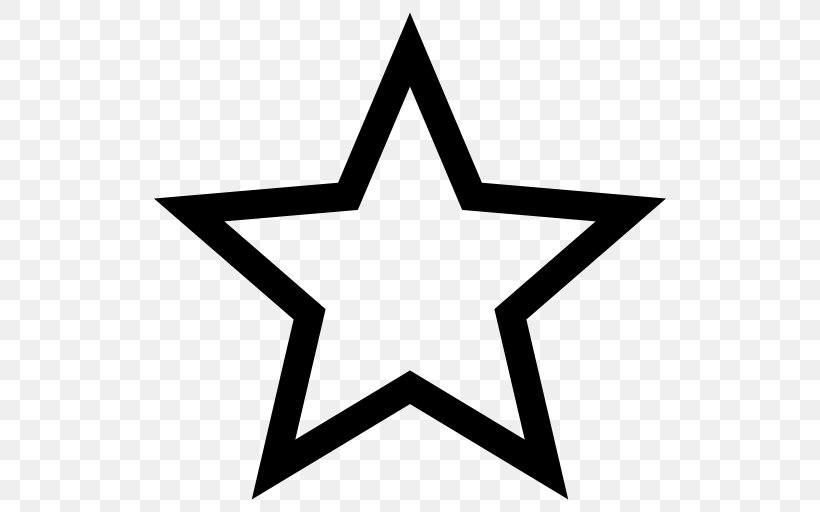 Star Clip Art, PNG, 512x512px, Star, Area, Black And White, Fivepointed Star, Point Download Free