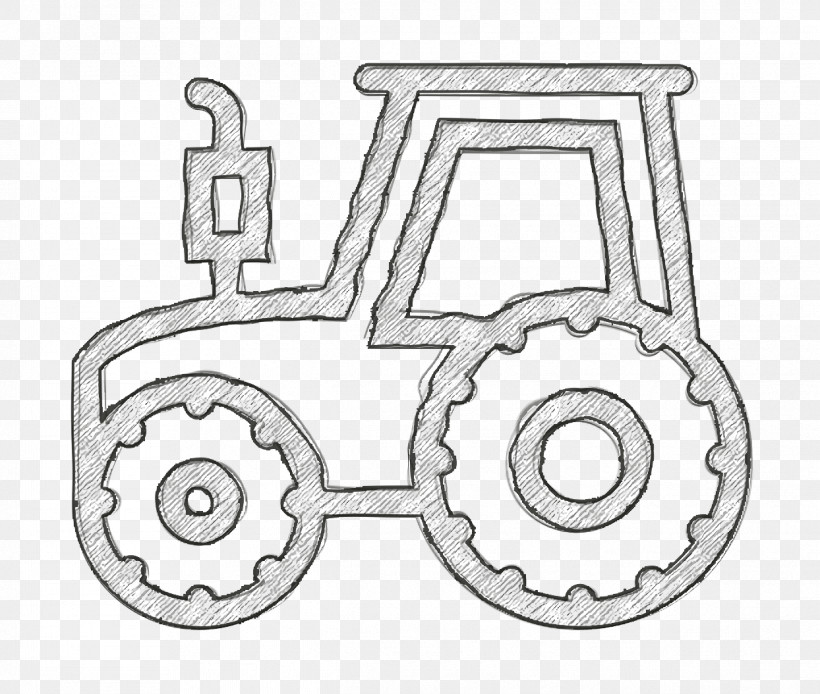 Tractor Icon Ecology Icon, PNG, 1244x1054px, Tractor Icon, Black, Black And White, Door, Door Handle Download Free