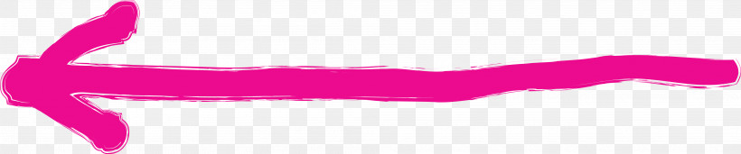 Hand Drawn Arrow, PNG, 4029x841px, Hand Drawn Arrow, Line, Magenta, Material Property, Pink Download Free
