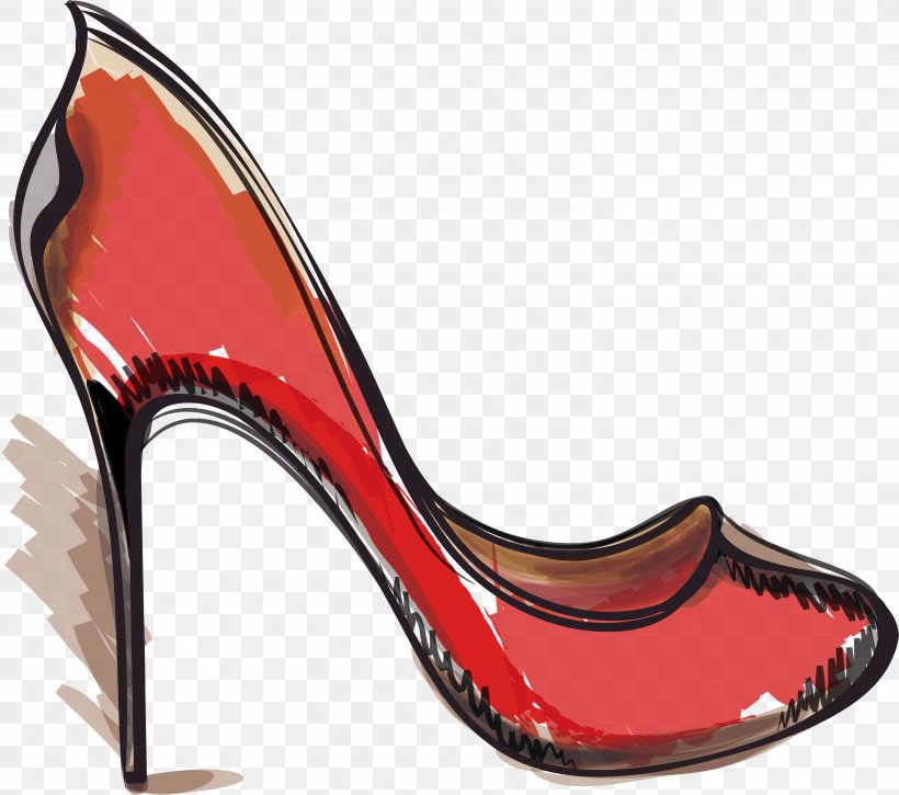 High-heeled Footwear Red Absatz Shoe, PNG, 3008x2660px, Highheeled Footwear, Absatz, Basic Pump, Designer, Drawing Download Free