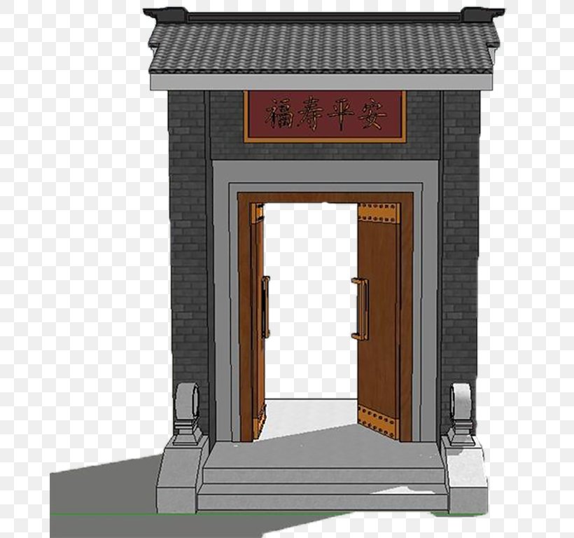 Paifang Gate Architecture House, PNG, 677x768px, Paifang, Arch, Architecture, Balcony, Building Download Free