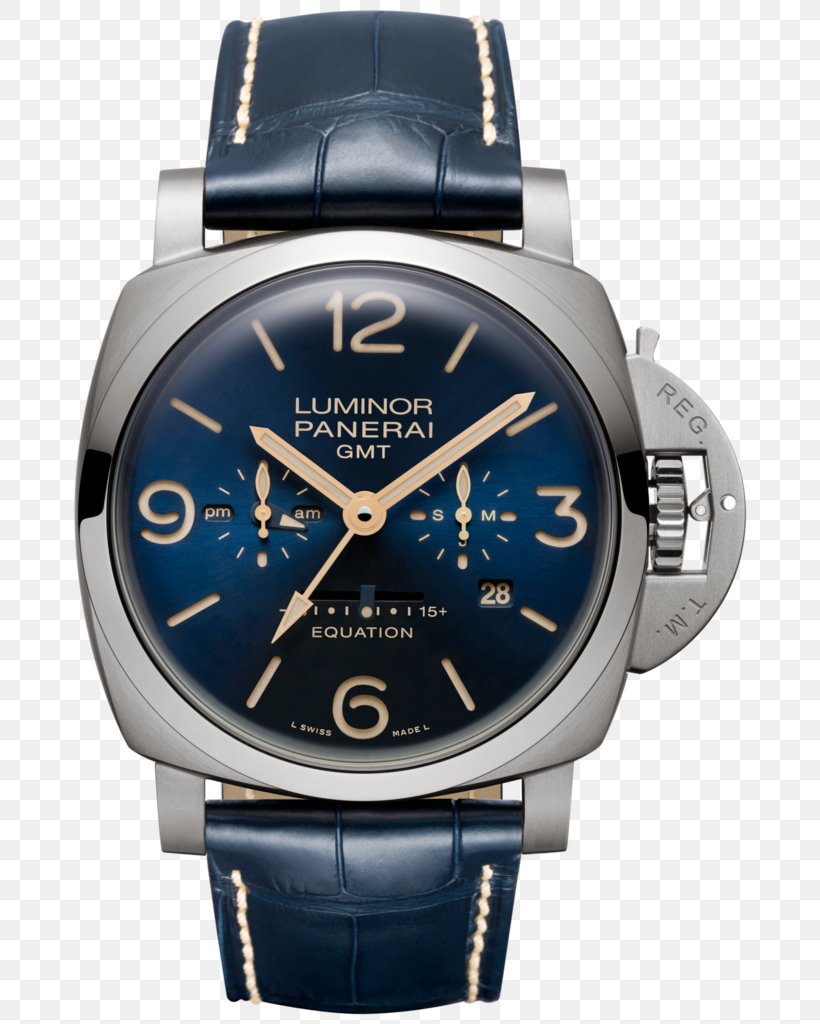 Panerai Luminor 1950 Chrono Monopulsante 8 Days Panerai Men's Luminor Marina 1950 3 Days Watch Equation Of Time, PNG, 683x1024px, Panerai, Brand, Complication, Electric Blue, Equation Download Free