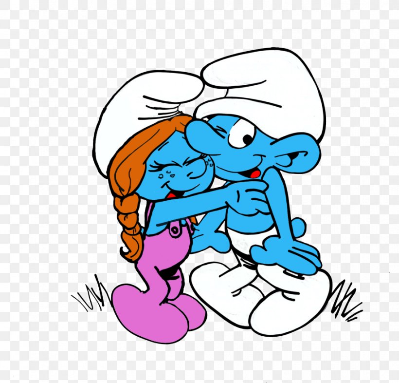 Clumsy Smurf Smurfette Papa Smurf Vanity Smurf Baby Smurf, PNG, 913x876px, Watercolor, Cartoon, Flower, Frame, Heart Download Free