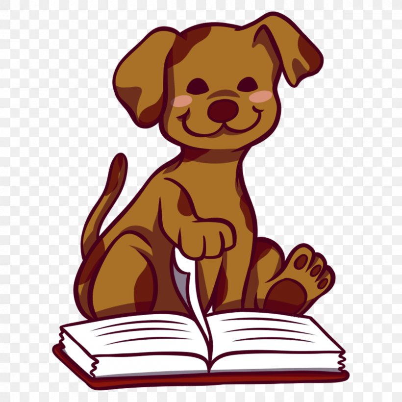 Reading Cartoon, PNG, 1200x1200px, Puppy, Animal, Author, Book, Breed Download Free
