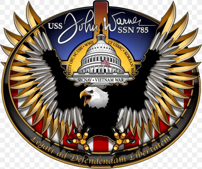 USS John Warner (SSN-785) Virginia-class Submarine USS Washington (SSN-787) Attack Submarine, PNG, 832x698px, Virginiaclass Submarine, Attack Submarine, Badge, Emblem, Huntington Ingalls Industries Download Free