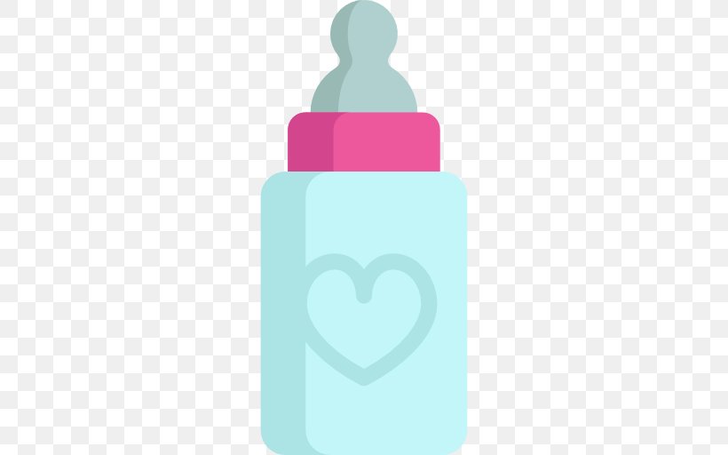 Water Bottles Turquoise Teal Baby Bottles, PNG, 512x512px, Bottle, Baby Bottle, Baby Bottles, Drinkware, Heart Download Free