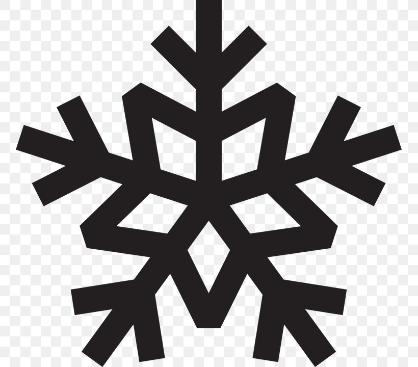 Snowflake, PNG, 757x720px, Snowflake, Black And White, Christmas Ornament, Leaf, Royaltyfree Download Free