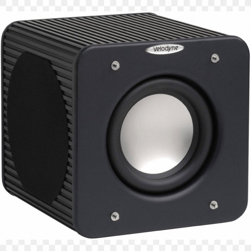 Subwoofer Velodyne Acoustics Velodyne MicroVee Loudspeaker Enclosure Home Theater Systems, PNG, 1000x1000px, Subwoofer, Audio, Audio Equipment, Audio Power, Car Subwoofer Download Free