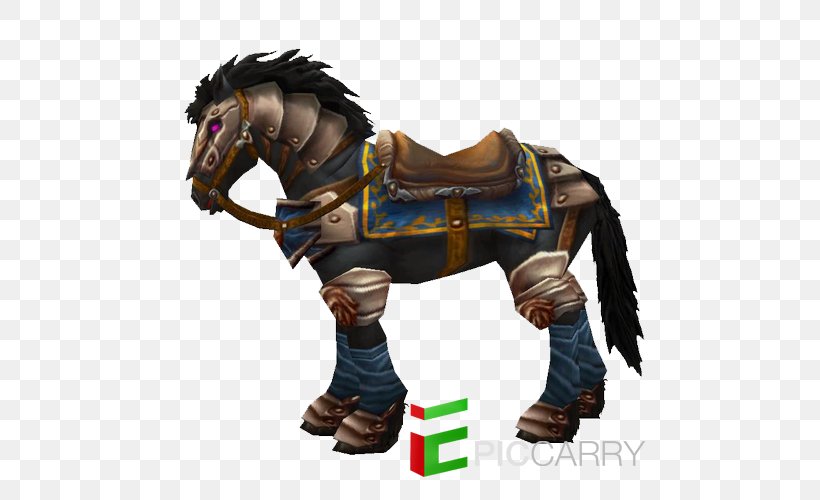 World Of Warcraft: Cataclysm Horse World Of Warcraft Trading Card Game World Of Warcraft: Legion WoWWiki, PNG, 500x500px, World Of Warcraft Cataclysm, Draenei, Dwarf, Hippogriff, Horse Download Free