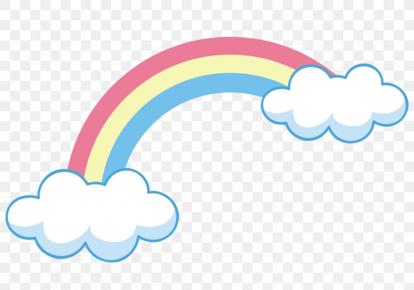Sky Rainbow Cloud Arc Euclidean Vector, PNG, 1000x700px, Sky, Cloud, Computer Graphics, Drawing, Pattern Download Free