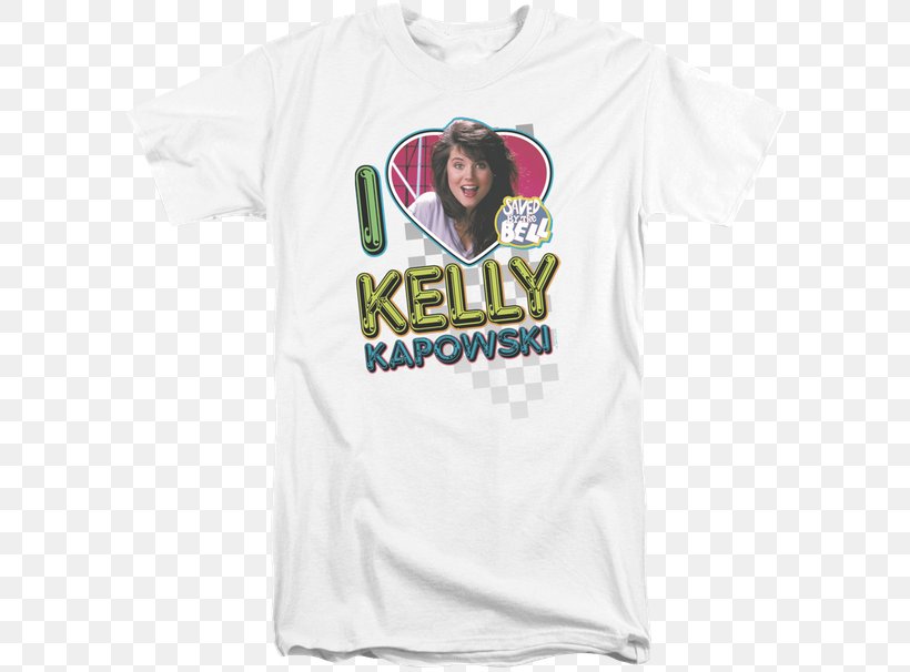 T-shirt Kelly Kapowski Sleeve Clothing, PNG, 600x606px, Tshirt, Active Shirt, Brand, Clothing, Clothing Sizes Download Free